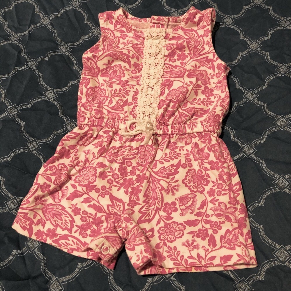 Carter’s Pink Floral Romper